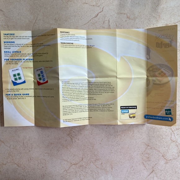 VTG Yahtzee Turbo Dice Game by Hasbro - Picture 7 of 10